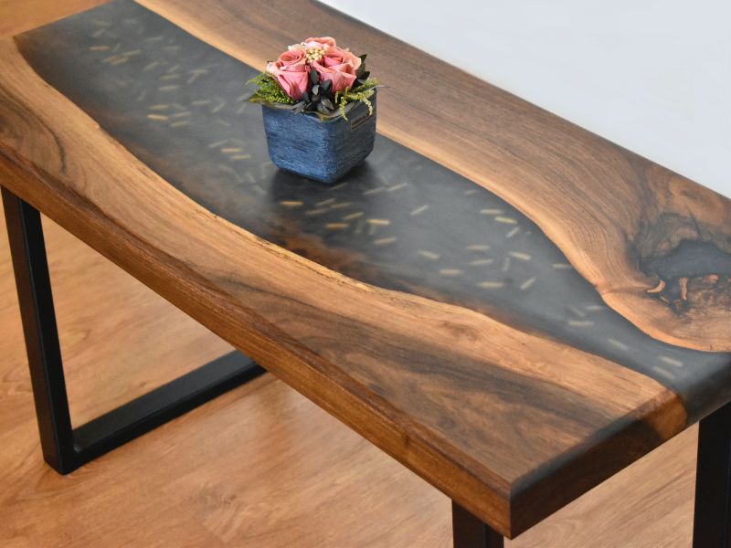 Mesa de Madera Artesana